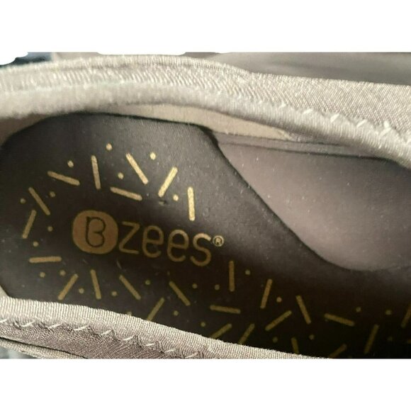 Bzees Womens Washable Slip-On Flats With Stretch Fabric & Decorative Straps In T - Picture 5 of 7